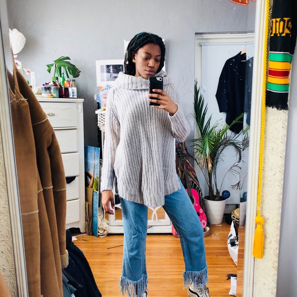 Grey knit pullover - Picture 5 of 5